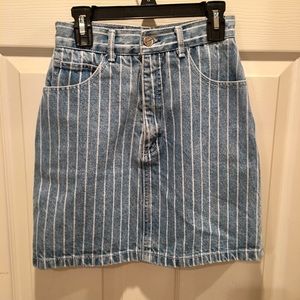 Vintage Bingo Jean Skirt